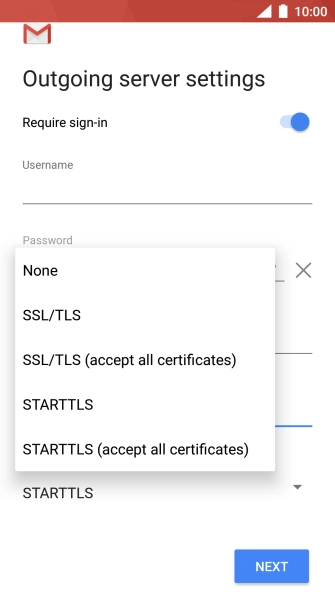 Press None to turn off the function.