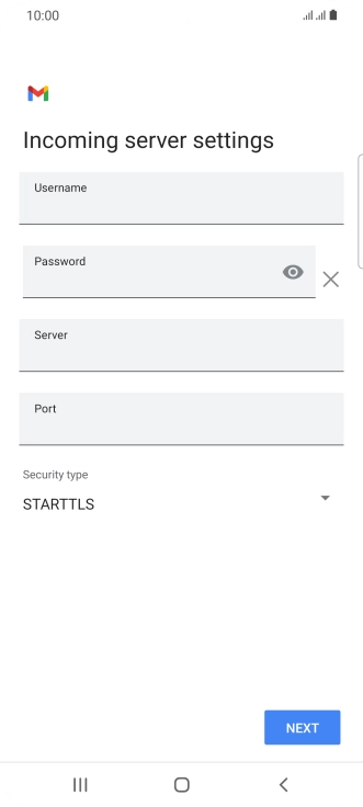 Press the field below 