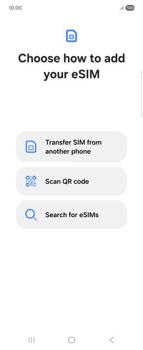 Press Scan QR code. Press Scan QR code.