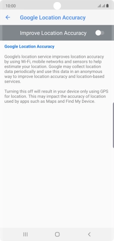 If you press the indicator next to 