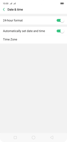 Press the Home key to return to the home screen.