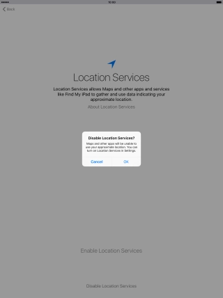 If you turn off the function, press OK. If you turn off the function, press OK.