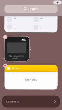 Press the Home key. Press the Home key.