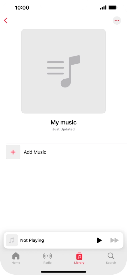 Press Add Music.