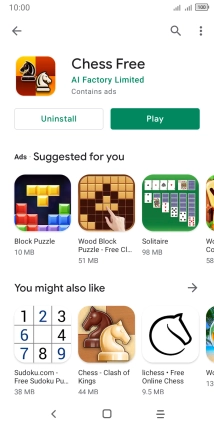 Press the Home key to return to the home screen.