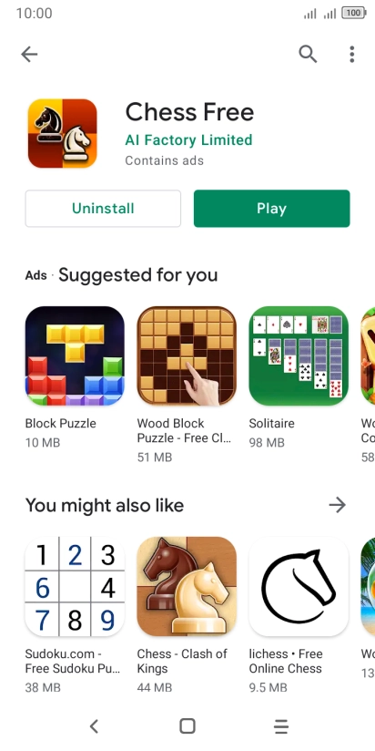 Press the Home key to return to the home screen.