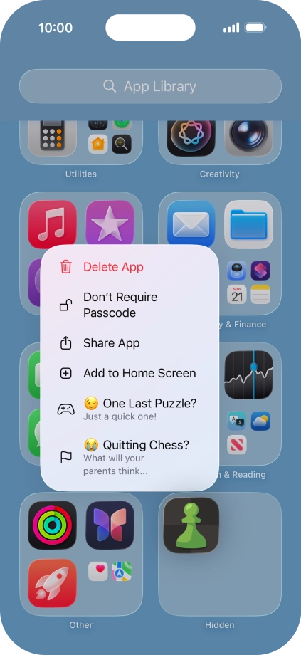 Press Don't Require Passcode.