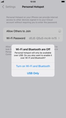 If Wi-Fi is turned off, press Turn on Wi-Fi and Bluetooth. If Wi-Fi is turned off, press Turn on Wi-Fi and Bluetooth.