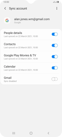 Press the Home key to return to the home screen.