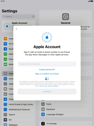 Press Email or Phone Number and key in the username for your Apple ID.