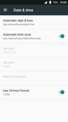 Press the Home key to return to the home screen.