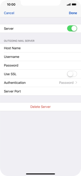 Press Authentication.