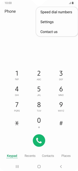 Press Settings. Press Settings.