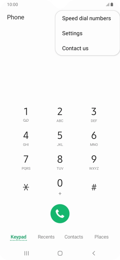 Press Settings. Press Settings.