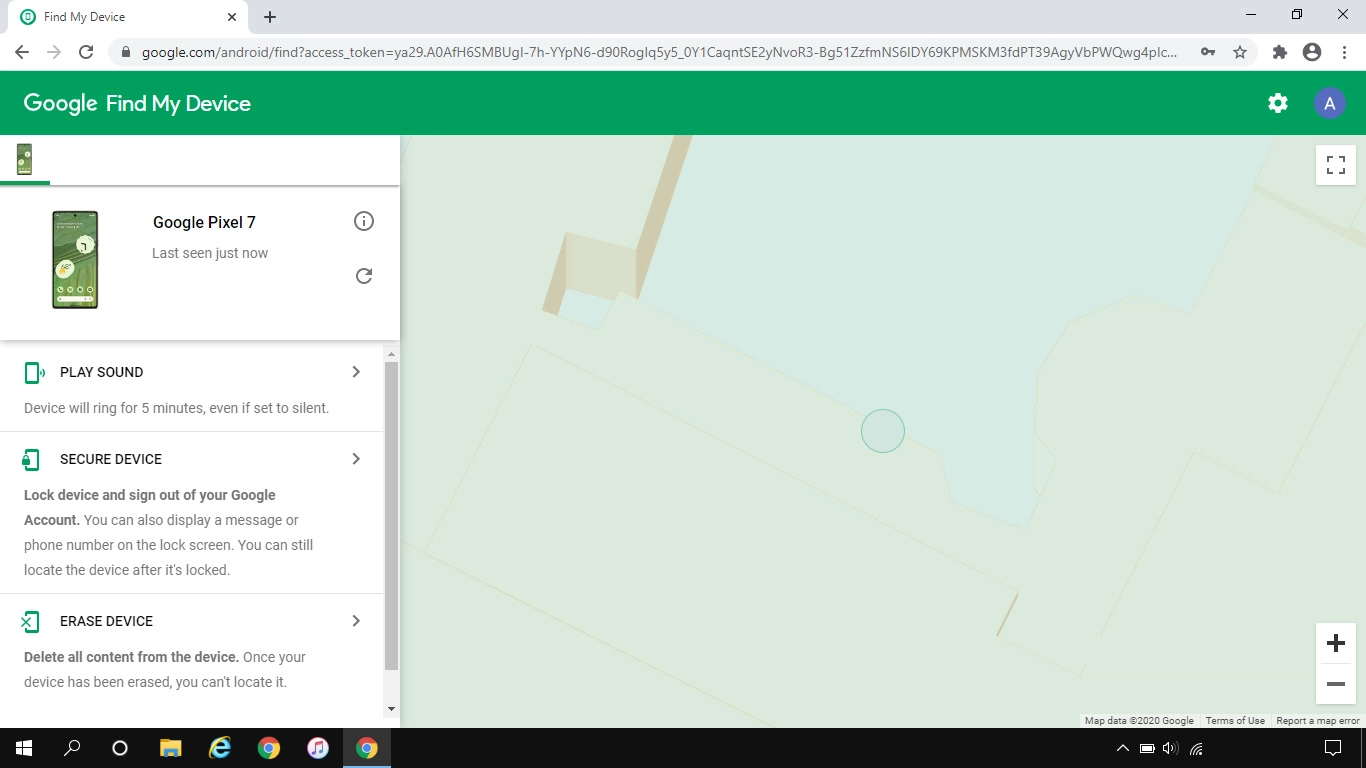 Click the required device.
