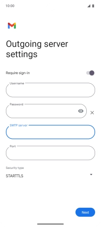 Press the field below 