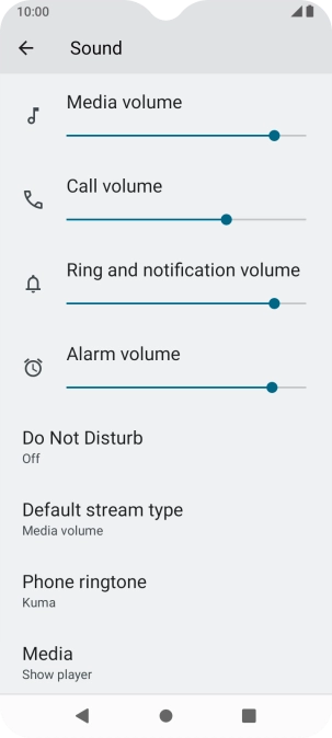 Press Phone ringtone.