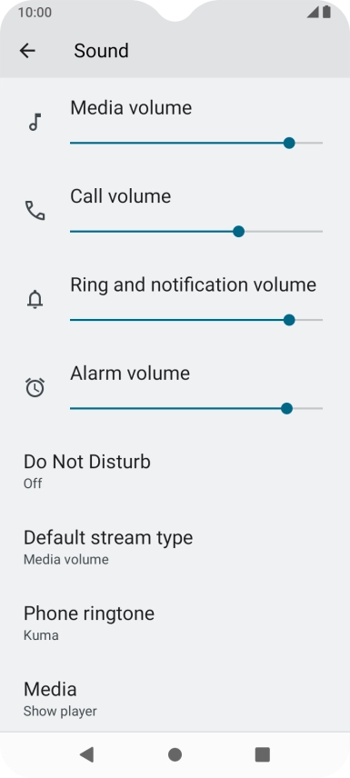 Press Phone ringtone.
