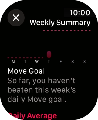 Press the Digital Crown several times to return to the main menu.