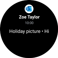 Press the required notification to open it. Press the required notification to open it.
