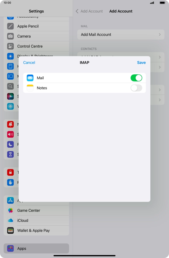 Press Save. Your email account has now been set up. To select more settings for incoming and outgoing server, proceed with the following steps.