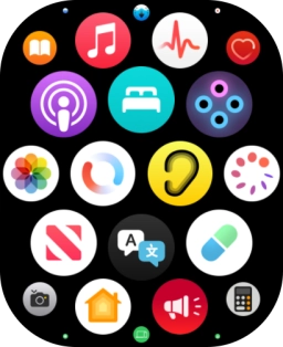 Press the heart rate sensor icon.