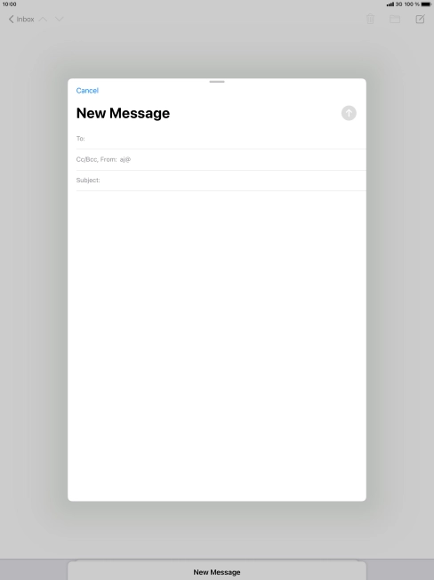 Press To: and key in the first letters of the recipient's name.