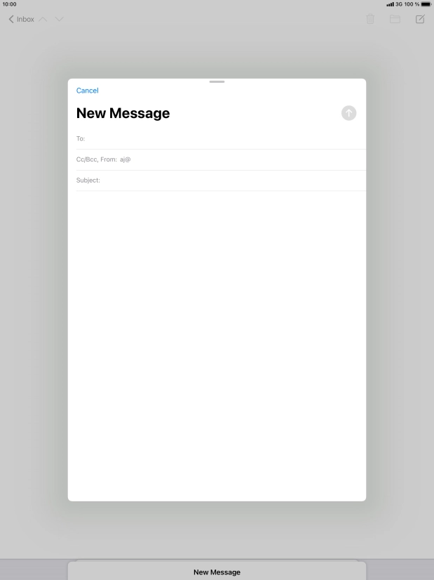 Press To: and key in the first letters of the recipient's name.