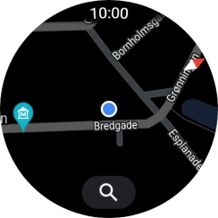 Press the search icon. Press the search icon.