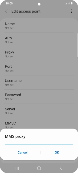 Key in 10.202.002.060 and press OK. Key in 10.202.002.060 and press OK.
