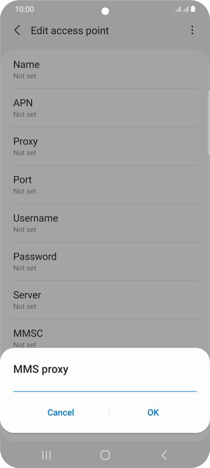 Key in 10.202.002.060 and press OK. Key in 10.202.002.060 and press OK.