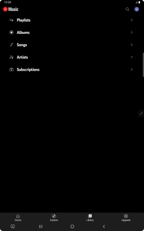Press the required category and go to the required audio file. Press the required category and go to the required audio file.