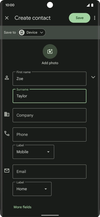 Press Phone and key in the required phone number.