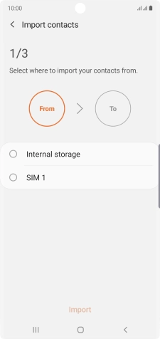 Press the name of the SIM.