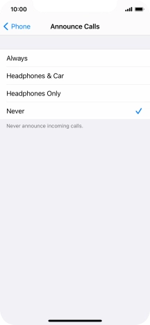 Press Always to turn on the function when silent mode is turned off.