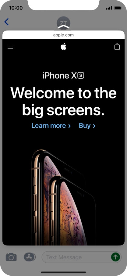 Hard press the screen to see a section of the required content.