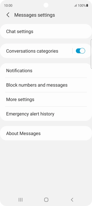 Press More settings.