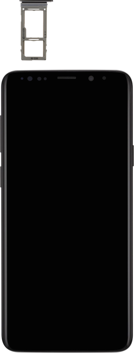 Place your SIM as illustrated next to the SIM holder.