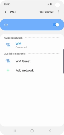 Press the Home key to return to the home screen.