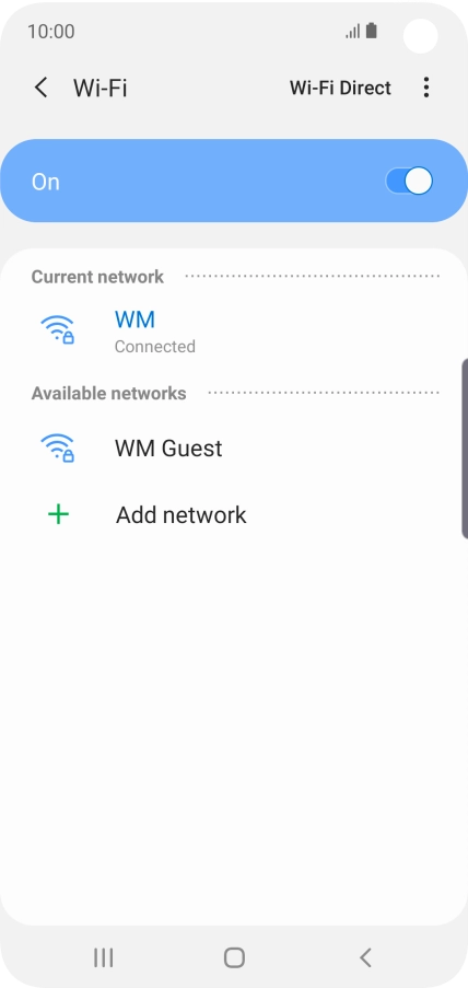Press the Home key to return to the home screen.