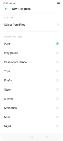Press Select from Files.