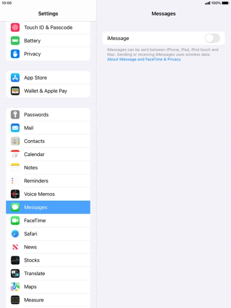 Press the indicator next to Press the indicator next to