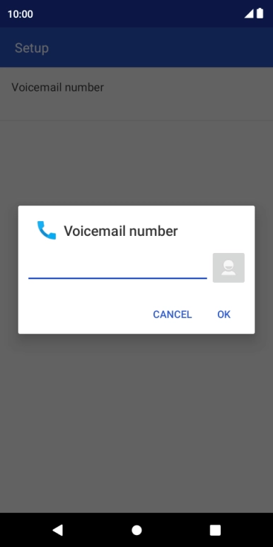 Key in +61414121121 and press OK.