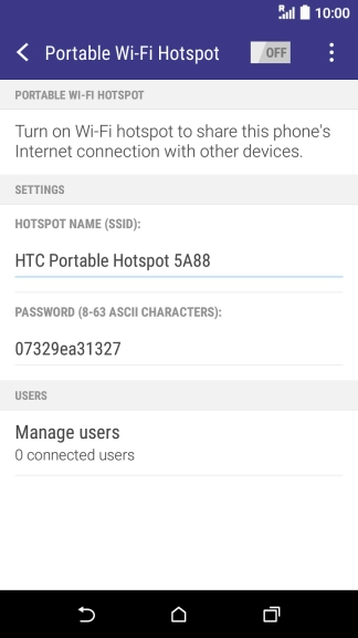 Press the field below 