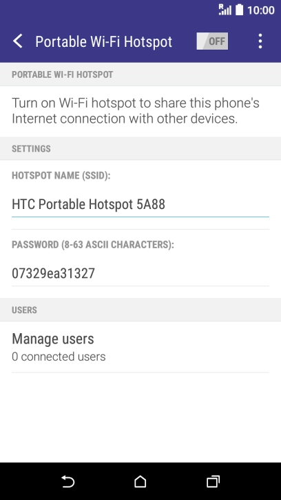 Press the field below 