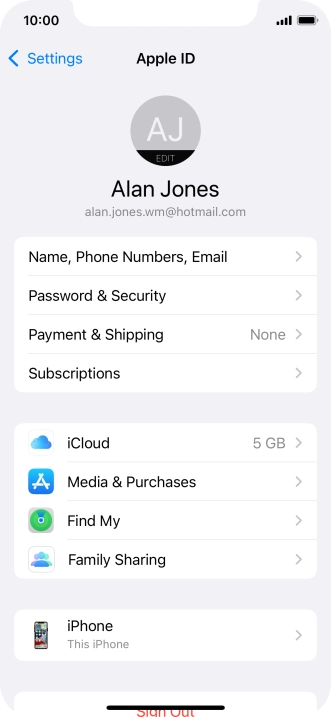 Slide your finger upwards starting from the bottom of the screen to return to the home screen.