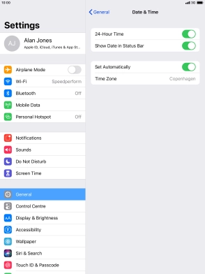 Press the Home key to return to the home screen.