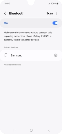Press the Home key to return to the home screen.