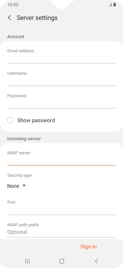 Press the drop down list below 