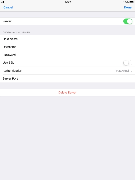 Press Authentication.